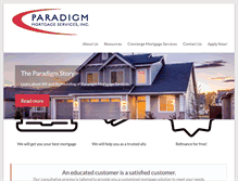 Tablet Screenshot of gotoparadigm.com